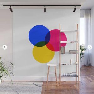 Circle Wall Mural (8'X8')